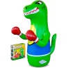 Saco de boxeo inflable de dinosaurio para niños | Liviano y facil de armar