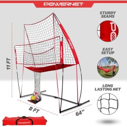 PowerNet Estación de red de práctica de voleibol