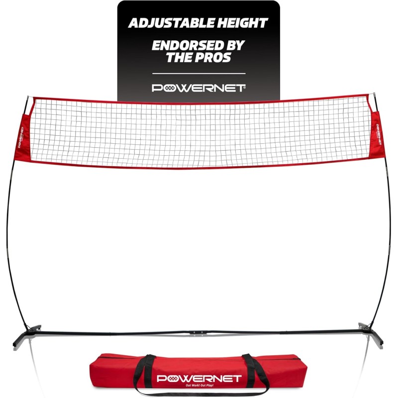 equipo de práctica de voleibol en interiores y exteriores marca PowerNet Red