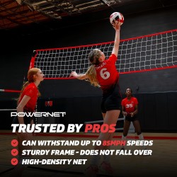 equipo de práctica de voleibol en interiores y exteriores marca PowerNet Red