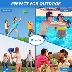 Jasonwell Fútbol acuático para piscina | Con bomba de inflacion incluida
