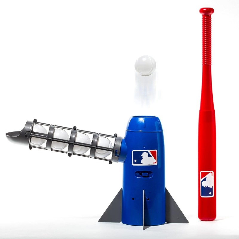 Entrenador de béisbol para niños Marca Franklin Sports MLB - Máquina de lanzar para niños Entrenador de béisbol para niños Marca Franklin Sports MLB - Máquina de lanzar para niños