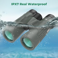 Binocular Gosky Prismáticos HD para adultos con adaptador de teléfono