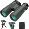 Binocular Gosky Prismáticos HD para adultos con adaptador de teléfono