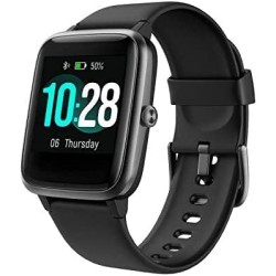 Reloj inteligente para teléfonos Android compatible con iPhone, monitor de frecuencia cardíaca, monitor de sueño, contador de