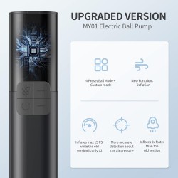 Pumteck MY01 Bomba eléctrica de bola con inflado y desinflado