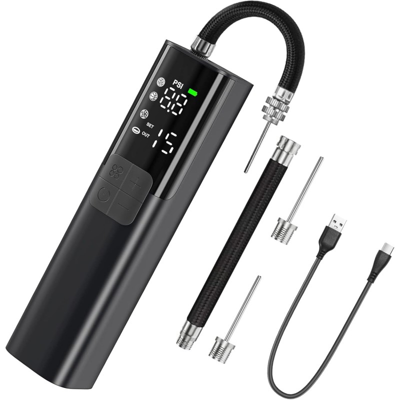 Pumteck MY01 Bomba eléctrica de bola con inflado y desinflado