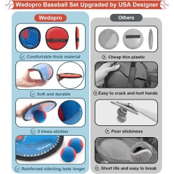 Juego de pelota para tirar y atrapar, guantes de béisbol para niños pequeños