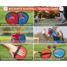 Juego de pelota para tirar y atrapar, guantes de béisbol para niños pequeños