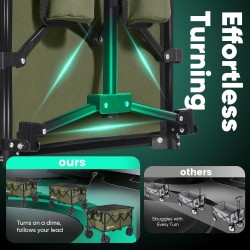 Carro plegable con ruedas grandes todoterreno para playa