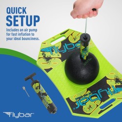 Flybar Pogo - Bola de trucos | Bola rebotante de trucos con bomba de inflar incluida