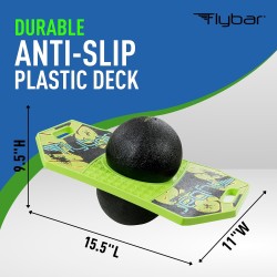 Flybar Pogo - Bola de trucos | Bola rebotante de trucos con bomba de inflar incluida