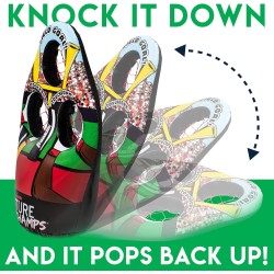 Franklin Sports Juego de lanzamiento de objetivos de fútbol para niños