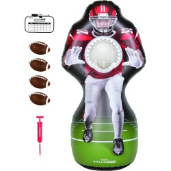 GoSports Inflataman Football Challenge | Pracitca de tiro de football americano