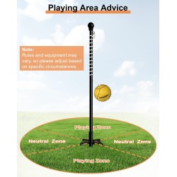 Juego de pelota y cuerda para patio trasero al aire libre marca Garbuildman