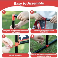 Juego de lanzamiento de fútbol | Perfecto para practica de lanzamiento en niños