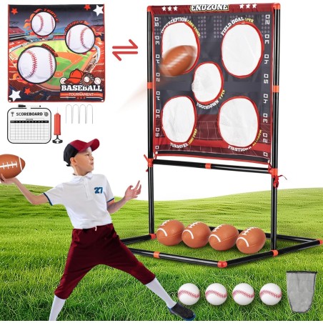 Juego de lanzamiento de fútbol | Perfecto para practica de lanzamiento en niños