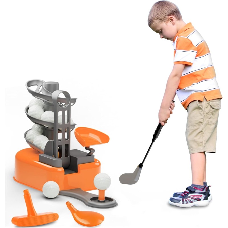 Juego de golf para niños | Con sistema de reponer bolas de golf Juego de golf para niños | Con sistema de reponer bolas de golf