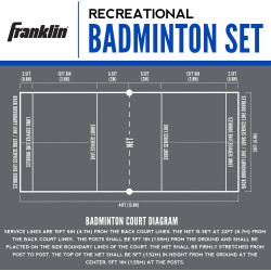 Franklin Sports - Juego de voleibol y bádminton
