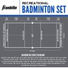 Franklin Sports - Juego de voleibol y bádminton
