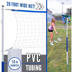 Franklin Sports - Juego de voleibol y bádminton