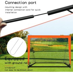 Paquete de 2 porterías de fútbol |Porterias de materiales durables y resistentes