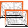 Paquete de 2 porterías de fútbol |Porterias de materiales durables y resistentes