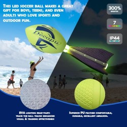 Bola Fútbol de espuma prémium que brilla en la oscuridad