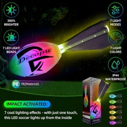 Bola Fútbol de espuma prémium que brilla en la oscuridad