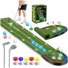 Alfombrilla de golf | Con luces LED, Palos y pelotas de golf incluidos