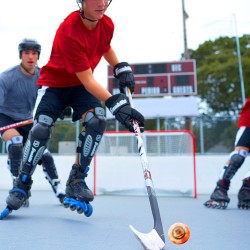 Franklin Sports NHL - Pelotas de hockey | Pelotas de hockey sin rebote para el aire libre