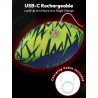 A11N SPORTS Rechargebale - Balón de fútbol iluminado | Se ilumina al impacto