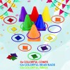 Set para niños marca Unanscre Combo de 31 piezas, 3 en 1 de juegos de carnaval al aire libre.