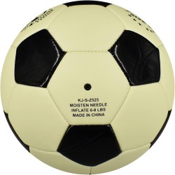 Senston Balón de fútbol que brilla en la oscuridad | Con cuero especial que brilla