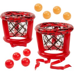 Wicked Big Sports juego de Cabezas de baloncesto inflables