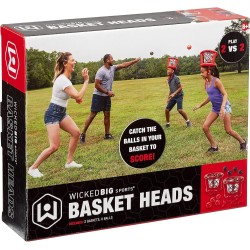 Wicked Big Sports juego de Cabezas de baloncesto inflables