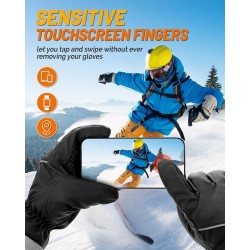 Guantes de invierno | A prueba de agua y viento para mantenerse caliente