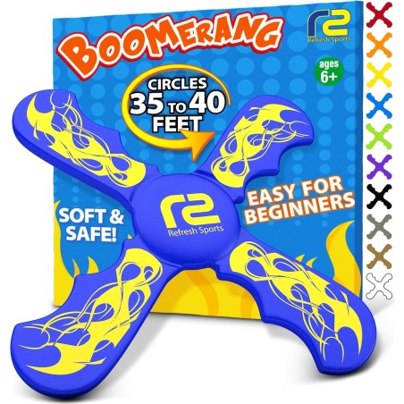 Boomerang divertido para niños, suave y fácil de usar; los mejores regalos para niños y niñas