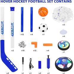 Hover - Juego de hockey para niños | Con bola y disco flotante incluidos para niños