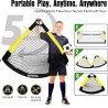 Juego de portería de fútbol | Con accesorios de practica de punteria y balon incluidos