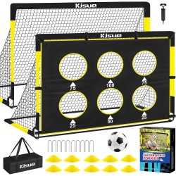 Juego de portería de fútbol | Con accesorios de practica de punteria y balon incluidos