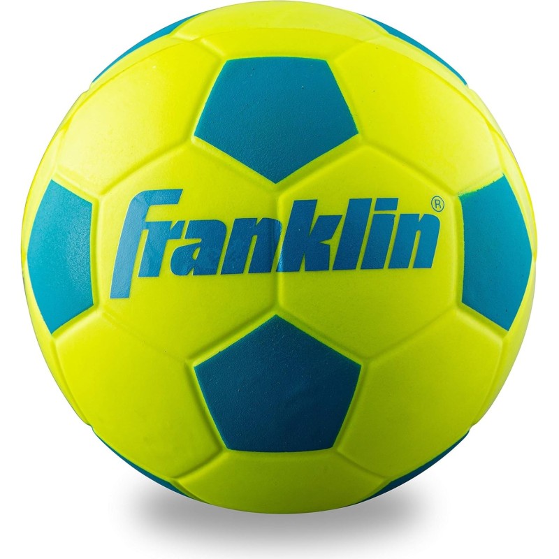 Franklin Sports Balón de fútbol de espuma | Suave y ideal para niños Franklin Sports Balón de fútbol de espuma | Suave y ideal para niños