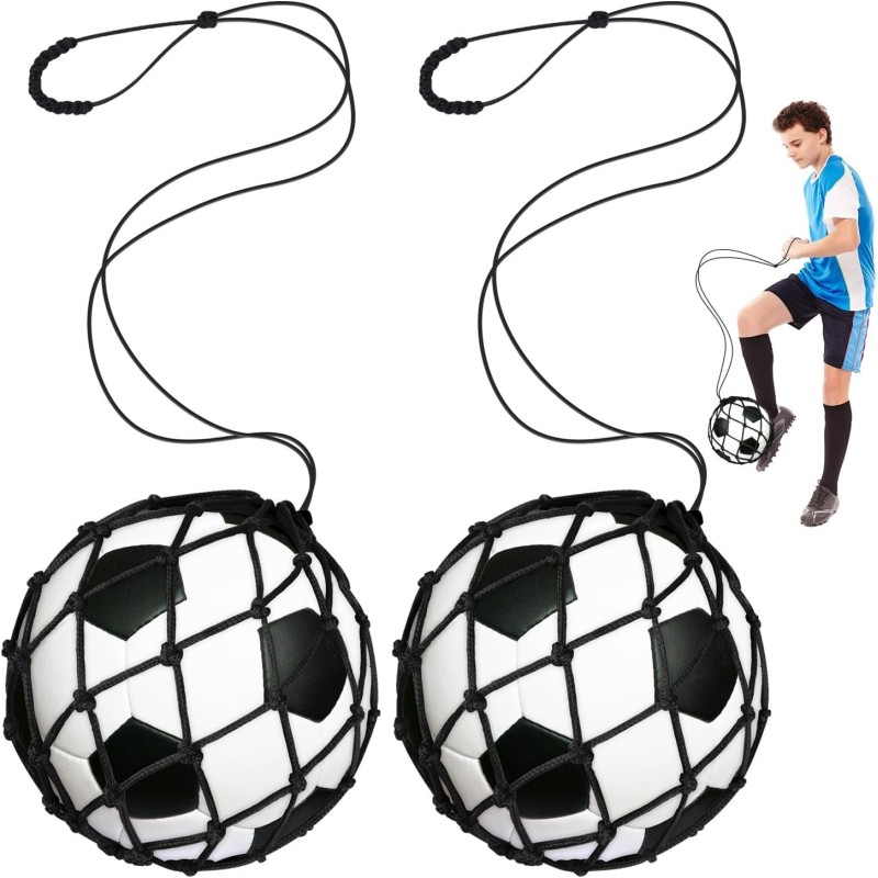 Entrenador de tiros a puerta Soccer Kick Trainer 2 Psc con red de retorno Entrenador de tiros a puerta Soccer Kick Trainer 2 Psc con red de retorno