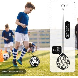 Entrenador de tiros a puerta Soccer Kick Trainer 2 Psc con red de retorno