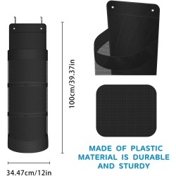 Organizador colgante Boczif, organizador colgante para puertas para guardar equipamiento deportivo y pelotas