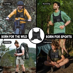 Bolsa de pecho para deportes al aire libre para hombres