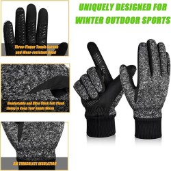 MOREOK Guantes de invierno | Antideslizantes y aislantes