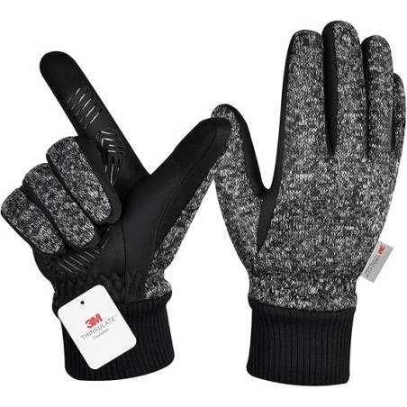 MOREOK Guantes de invierno | Antideslizantes y aislantes
