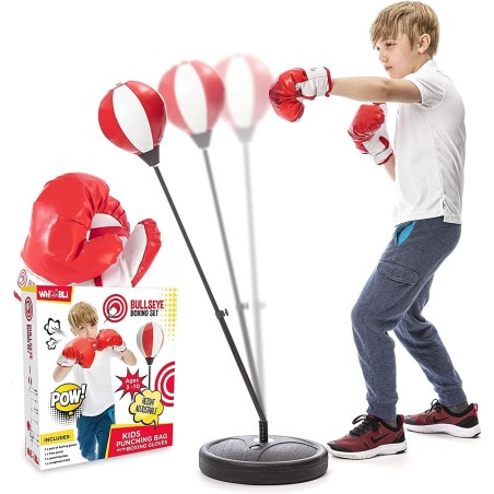 Saco de boxeo Whoobli para niños | Para entrenamiento y desahogo de frustracion
