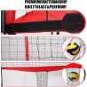 Estación de entrenamiento de voleibol 2 en 1 con sistema patentado de 5 alturas